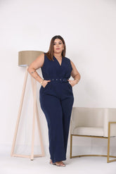 Macacão Regata Plus Size Feminino