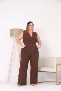 Macacão Regata Plus Size Feminino