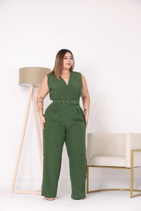 Macacão Regata Plus Size Feminino