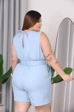 Macacão Regata Verão Plus Size Feminino