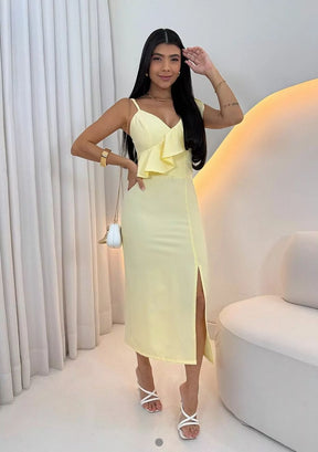 Vestido Luciana alfaiataria feminino