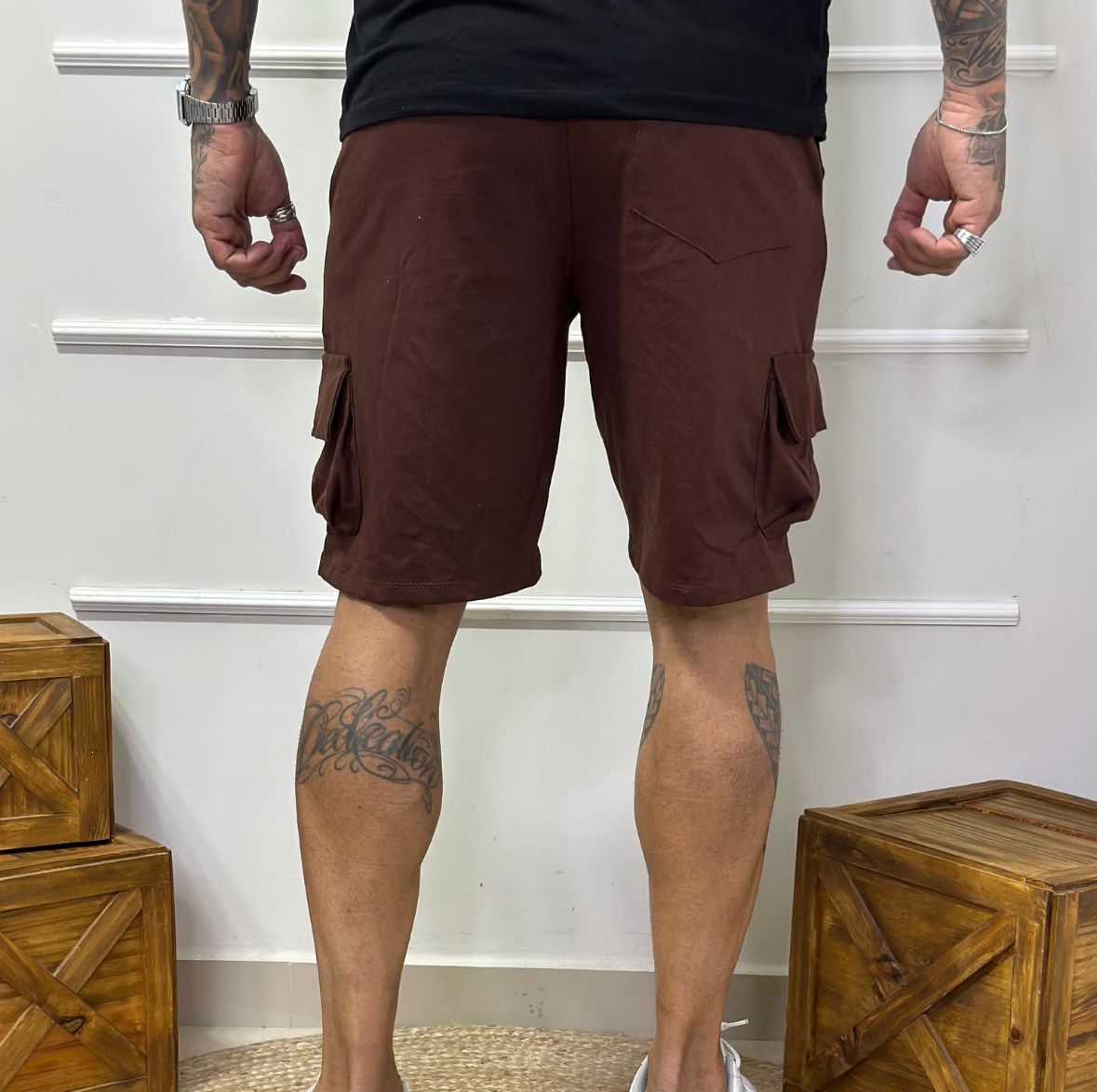 Shorts cargo masculino